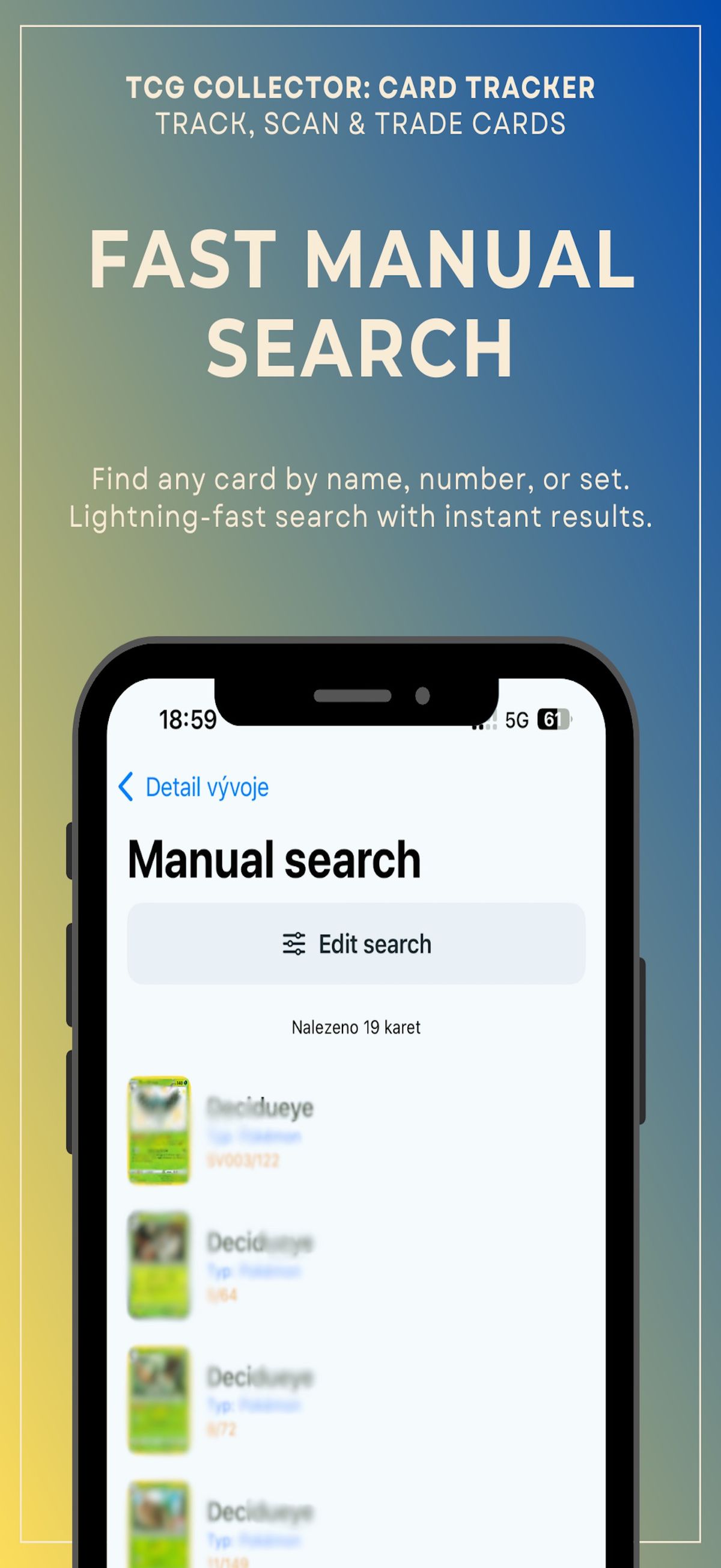 TCGCollector: TCG Card Tracker screenshot 1
