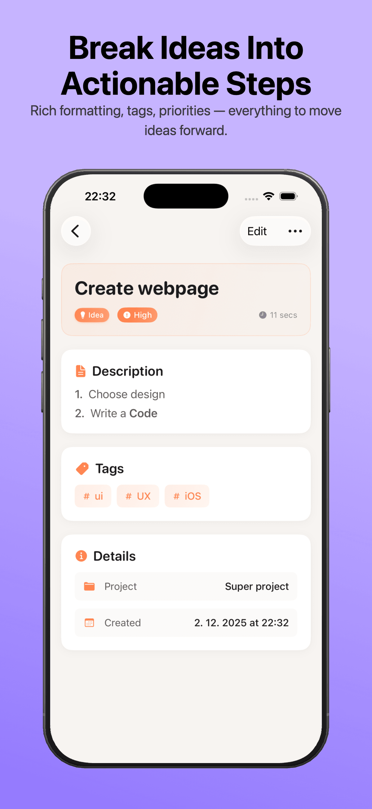 Planelo: Idea & Project Hub screenshot 3