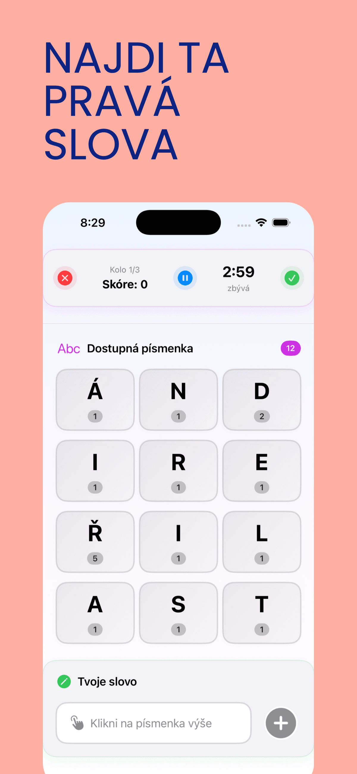 Mistr slova – česká slovní hra screenshot 3