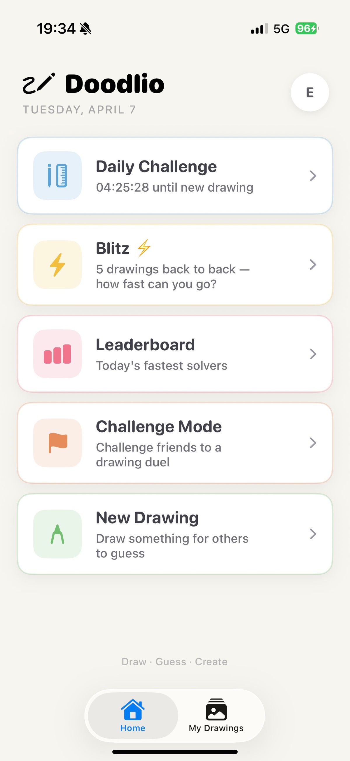 Doodlio: Draw & Guess (Online game) screenshot 1