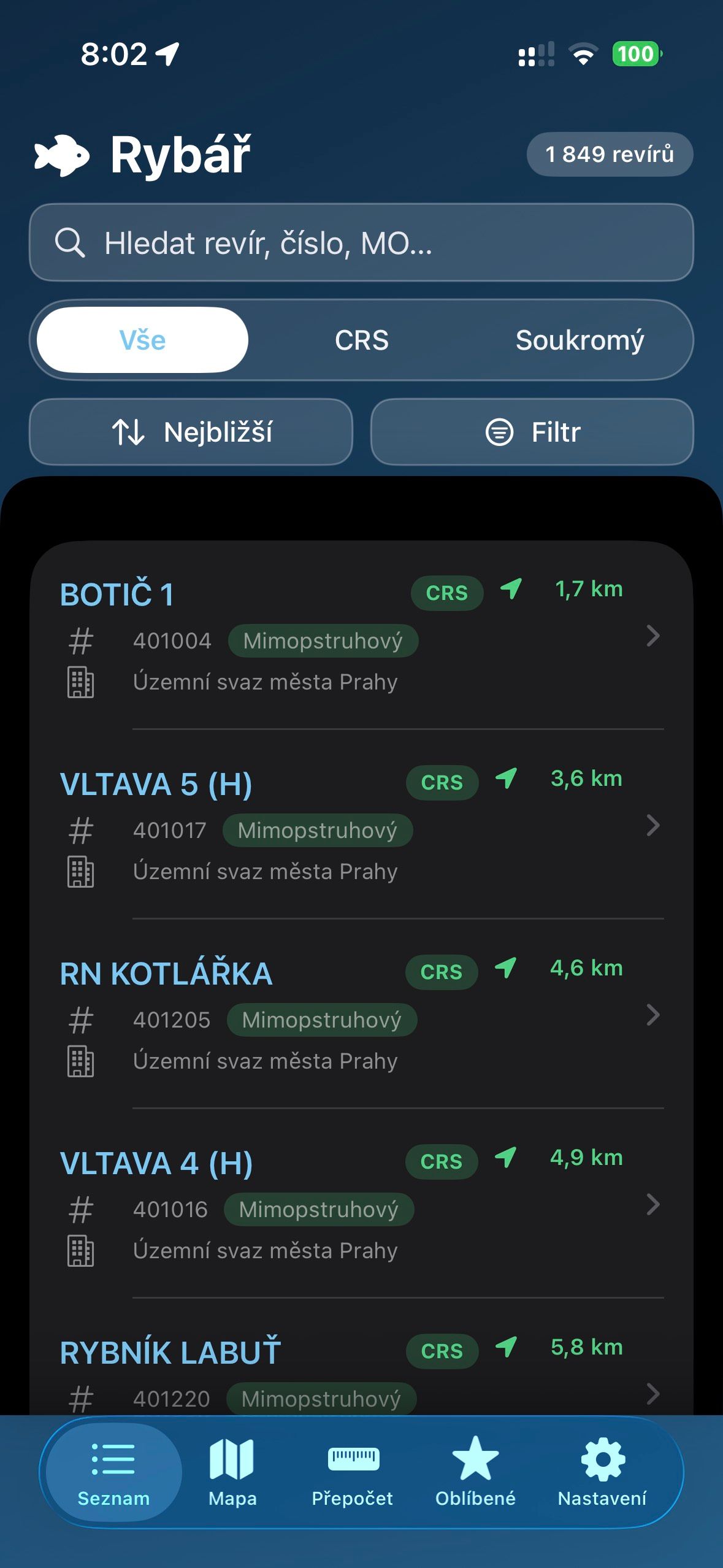 Rybmap screenshot 1