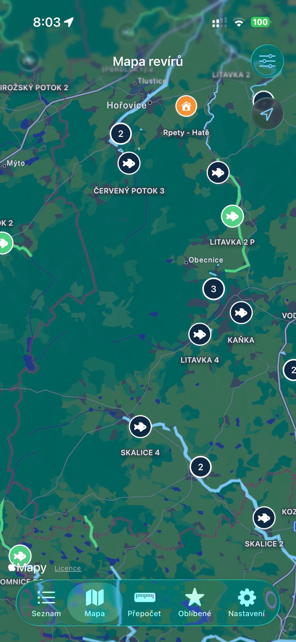 Rybmap screenshot 5
