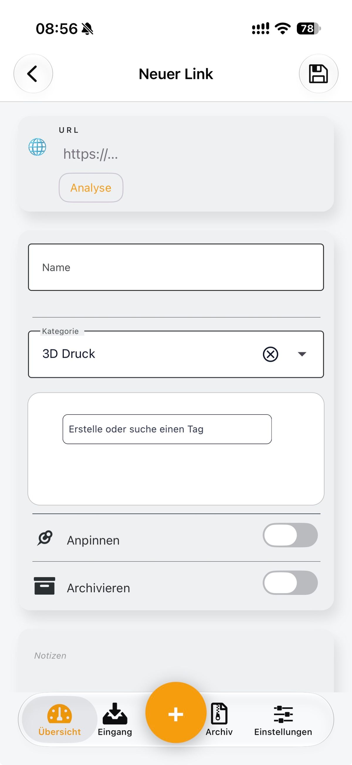 myLinks screenshot 3