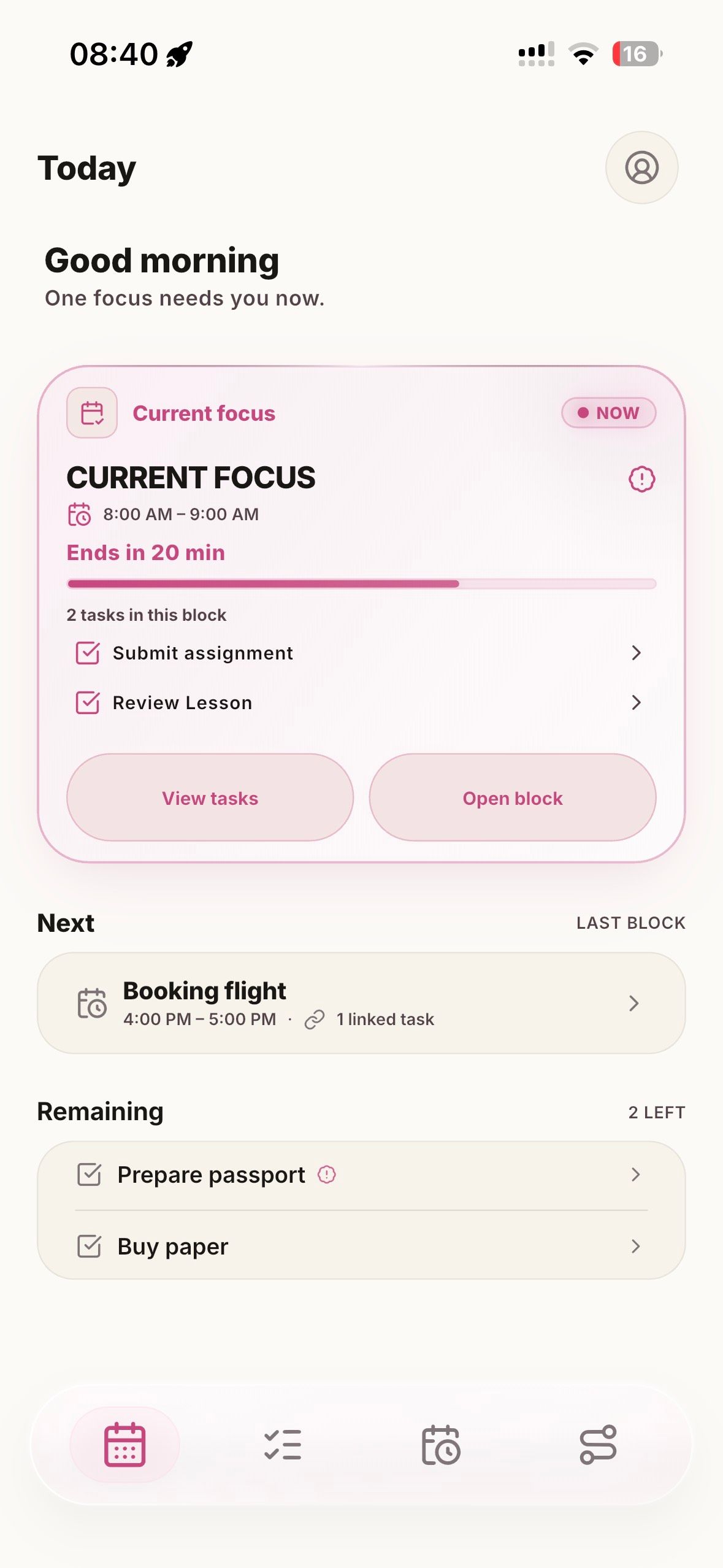 LifeOS screenshot 1