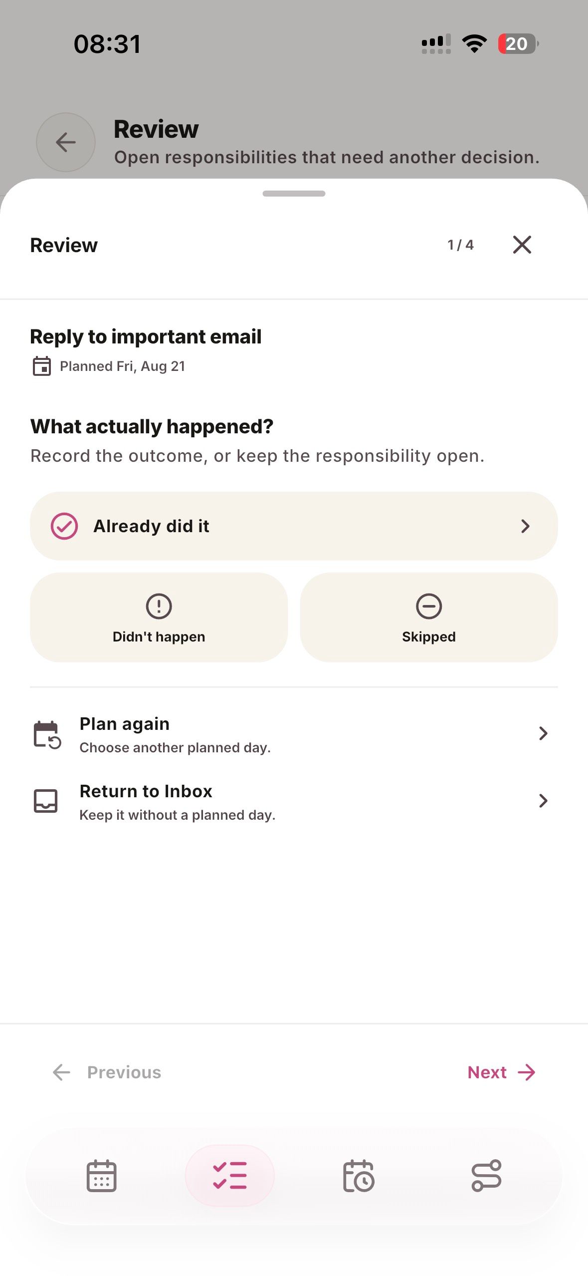 LifeOS screenshot 3