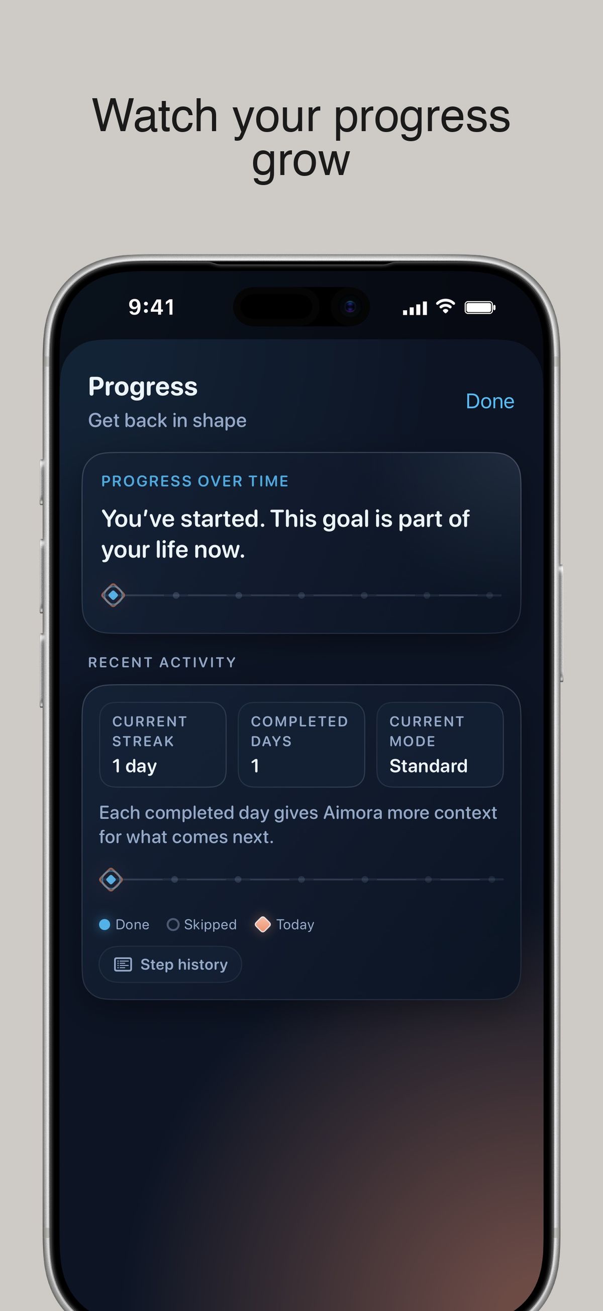 Aimora screenshot 2