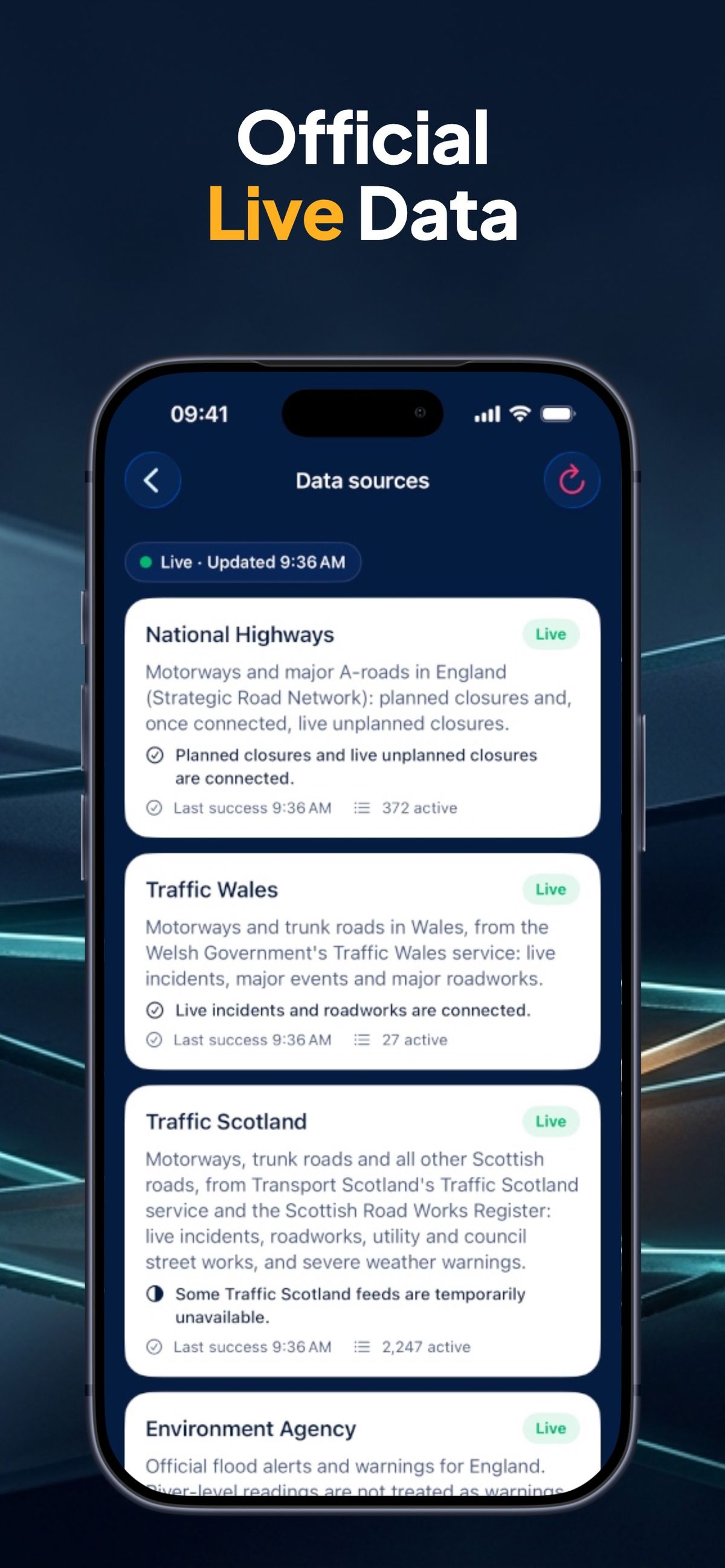 RoadPulse UK screenshot 1